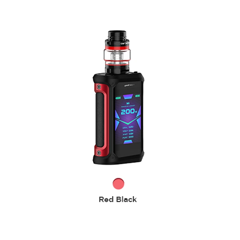 Red Black 2 шт электронная сигарета Geekvape Aegis X Комплект 200 Вт коробка мод 5,5 мл Cerberus танк атомайзер как 2,0 чипсет на 18650 комплект батарей - Цвет: Red Black