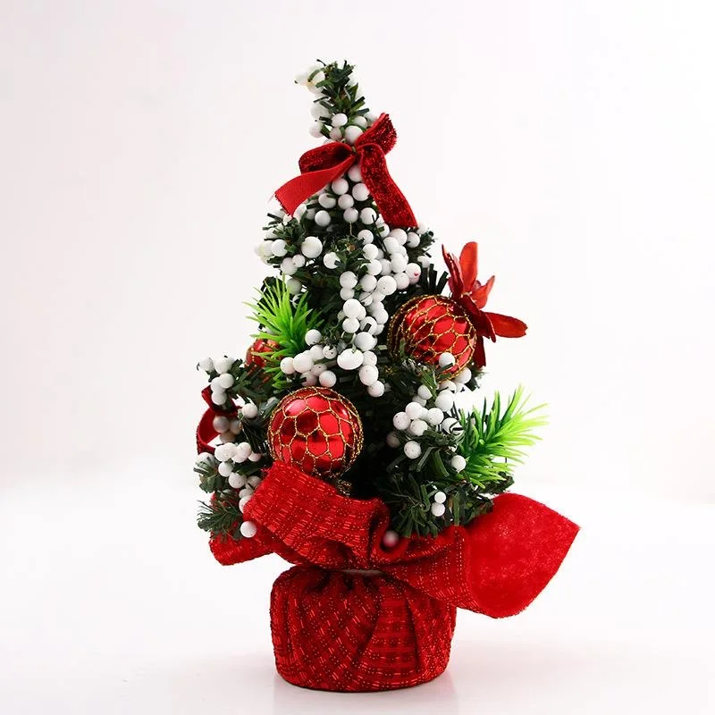 Рождественская елка посылка 20 см настольный мини шифрование Рождественская елка украшение для прилавка подарок Рождественское украшение