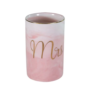 

European Minimalist Mug Cup Travel Cup Equipment Coffee Mugs Simple Fashion Pink for Living Room Hand Painted 2019 New GG50mk
