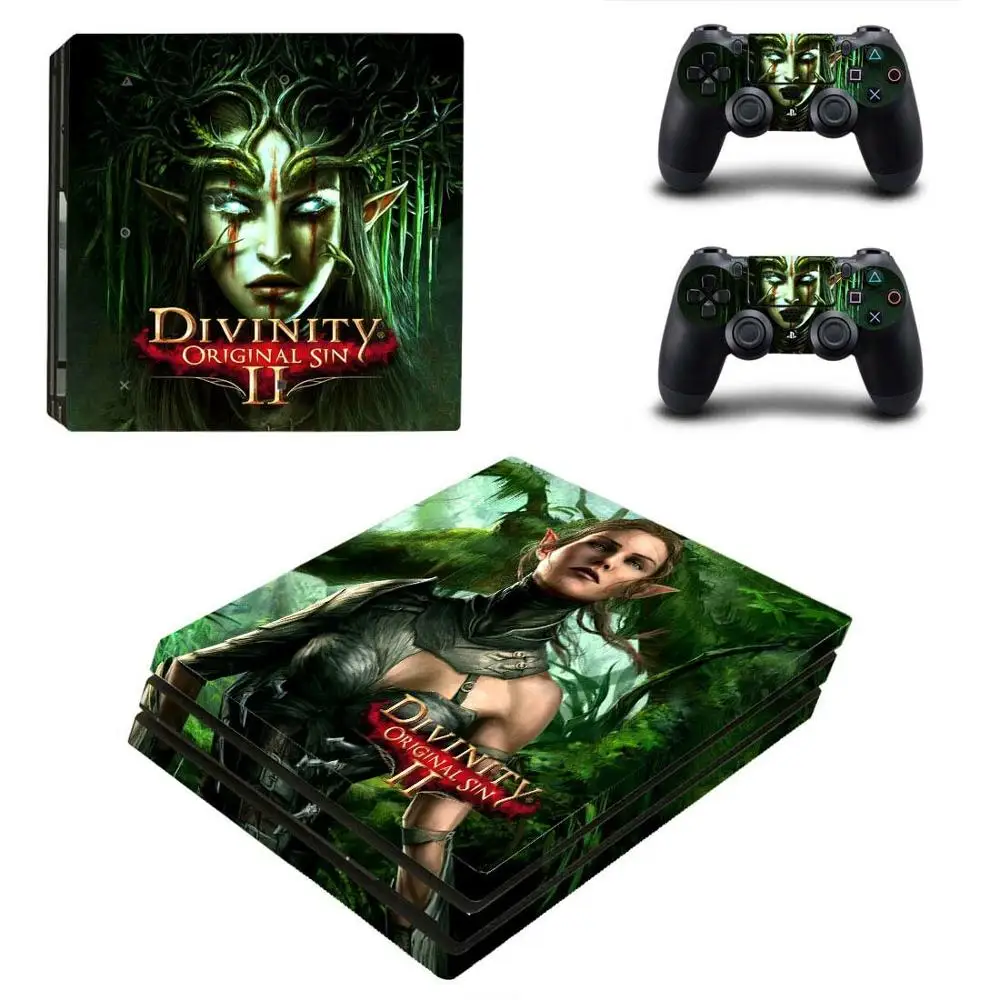 Divinity: оригинальная наклейка Sin 2 PS4 Pro s PS 4 Play station Skin для playstation консоль и