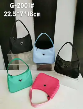 

waterproof oxford nylon woman shoulder bag solid color textures surface chain woman handbags small size swaddle bag