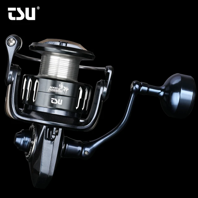 TSURINOYA 3000 4000 5000 7000 High Strength Brass Drive Gear Saltwater  Spinning Fishing Reel POSEIDON 5.2