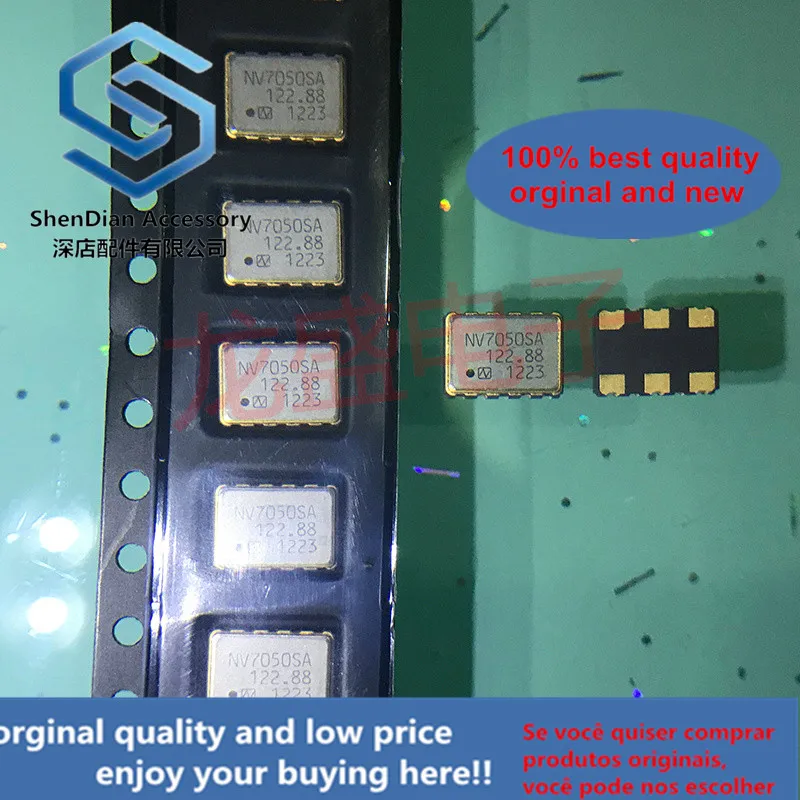 

1pcs 100% orginal NV7050SA 122,88 M 122,88 MHZ 70505070 in stock