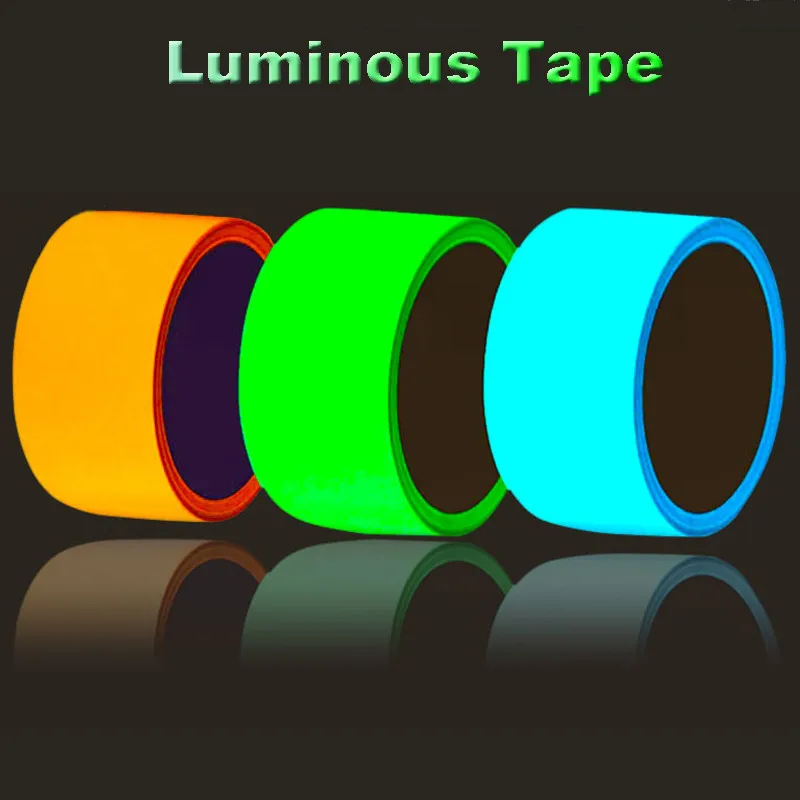 Green/Blue Luminous Self-adhesive Tape for Emergency Safety and Home Decoration