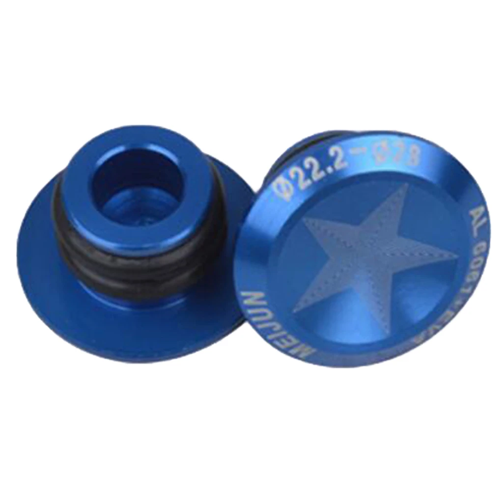 2pcs Bicycle Handlebar End Caps for MTB Mountain Road Bike Cycling Riding Bicycle Parts - Select Colors