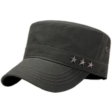 Хлопковая Классическая винтажная плоская верхняя мужская s Кепка s и регулируемый головной убор облегающая Кепка для улицы мужские летние спортивные кепки для пробежек