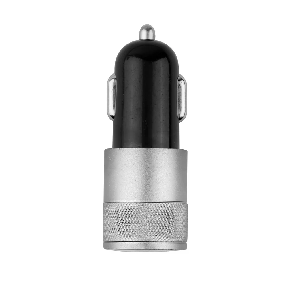 Прочный совместимый DC12-24V 2.1A 1.0A алюминиевый двойной usb-порт USB Универсальное автомобильное зарядное устройство адаптер подходит для iphone6/6s/5