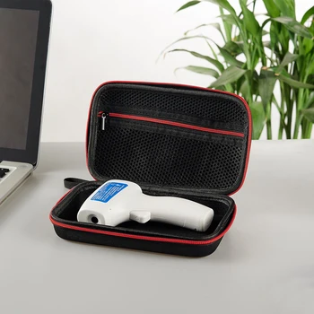 

Portable Thermometer Storage Box Thermometer Protection Storage Case Carrying Bag With Zipper for Forehead Thermomete