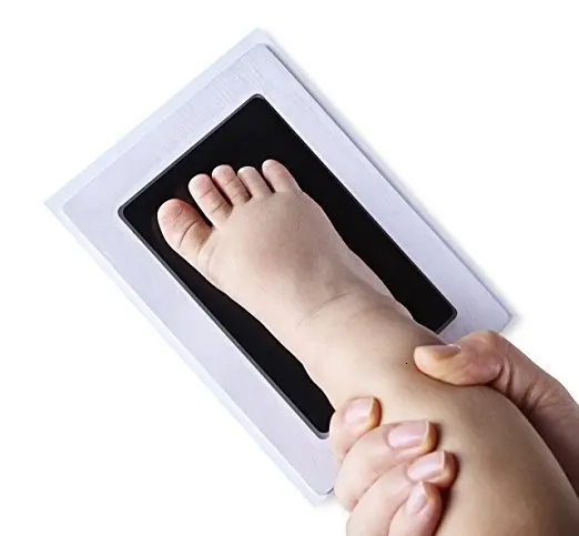 Экологически чистый уход за ребенком нетоксичный ребенок Handprint Набор для отпечатка ступней Детские сувениры отливка новорожденный отпечаток ноги Inkpad