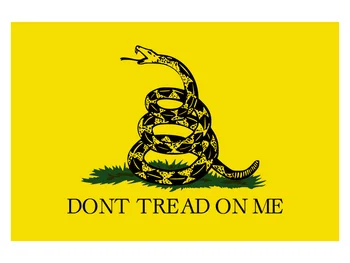 

15PCS Flag 90*150cm 60*90cm 40*60cm 15*21cm Don't Tread on Me Banner 3*5 Feet Gadsden Flag Banner Home Decoration