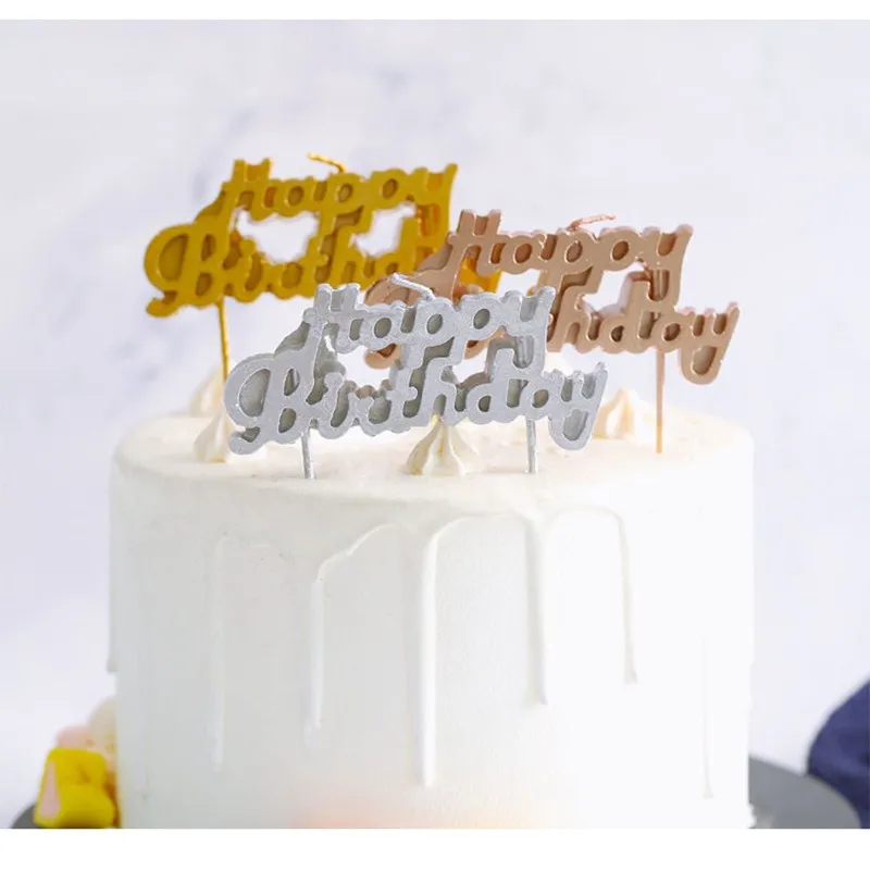 Фотообои с надписью Happy Birthday|Свечи| |
