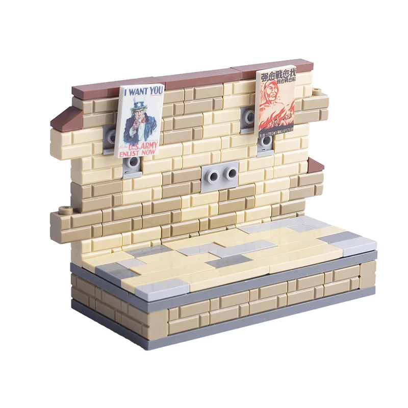 Детали для сборки военные фигурки WW2 оружие аксессуары солдат совместимые с