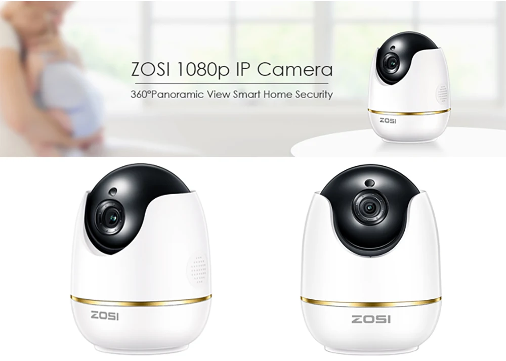 ZOSI Wi Fi IP камера 1080 p беспроводной мини CCTV P2P видеоняни и радионяни безопасности P/T Micro sd-карта для камеры Бесплатная IOS Android APP