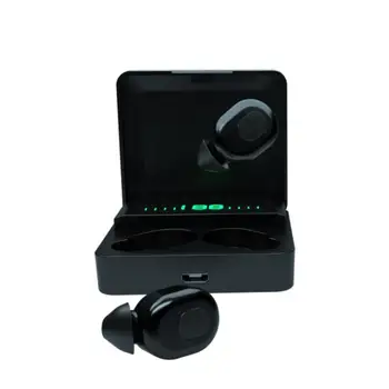 

Bluetooth V5.0 Stereo Earphone Wireless IPX7 Waterproof Touch Earbuds Headset Noise Reduction LED Display Charge Case Head-phone