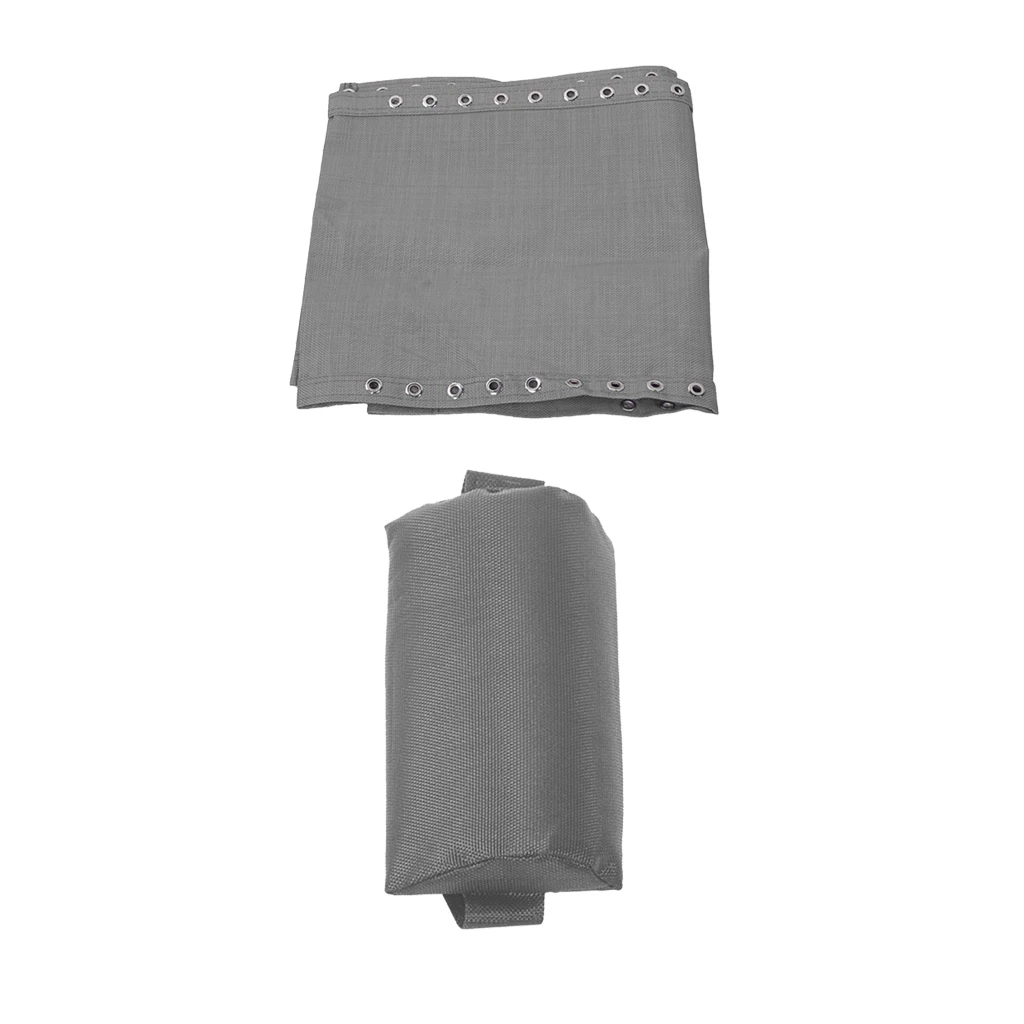 Grey Headrest Head Cushion Pillow &Recliner Cloth for Patio Folding Sling Back Chairs for Camping, Patio