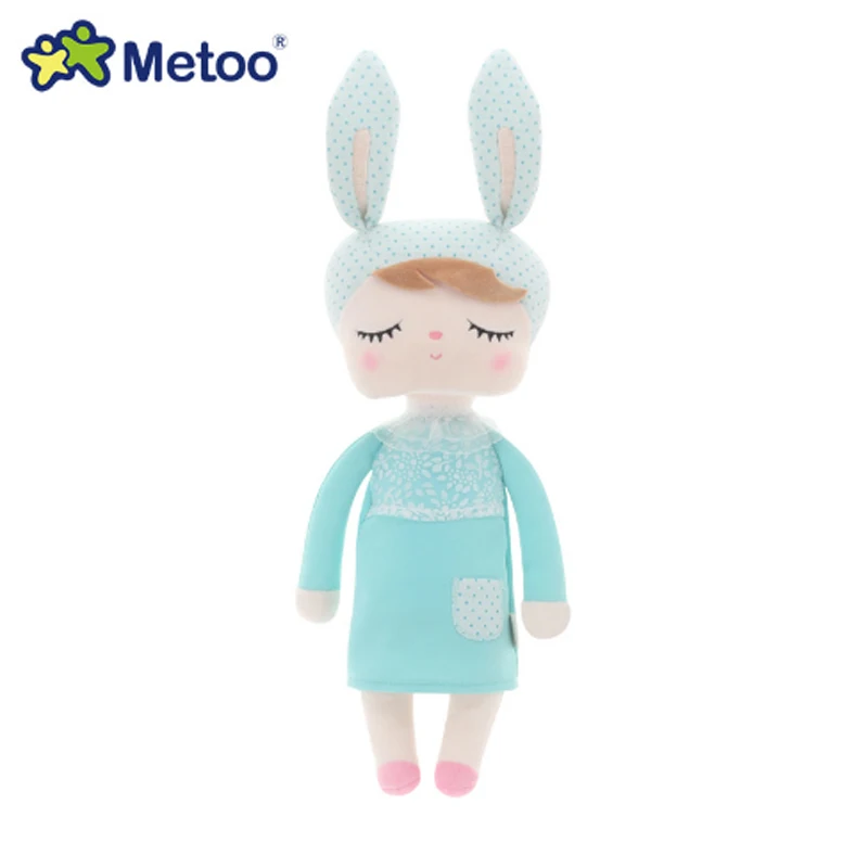 Metoo, Русалочка, Анжела, плюшевые куклы, детская игрушка, подарок, кружева, кролик, животные, ноль, настоящая плюшевая кукла для детей, девочек, детские игрушки - Цвет: Коричневый