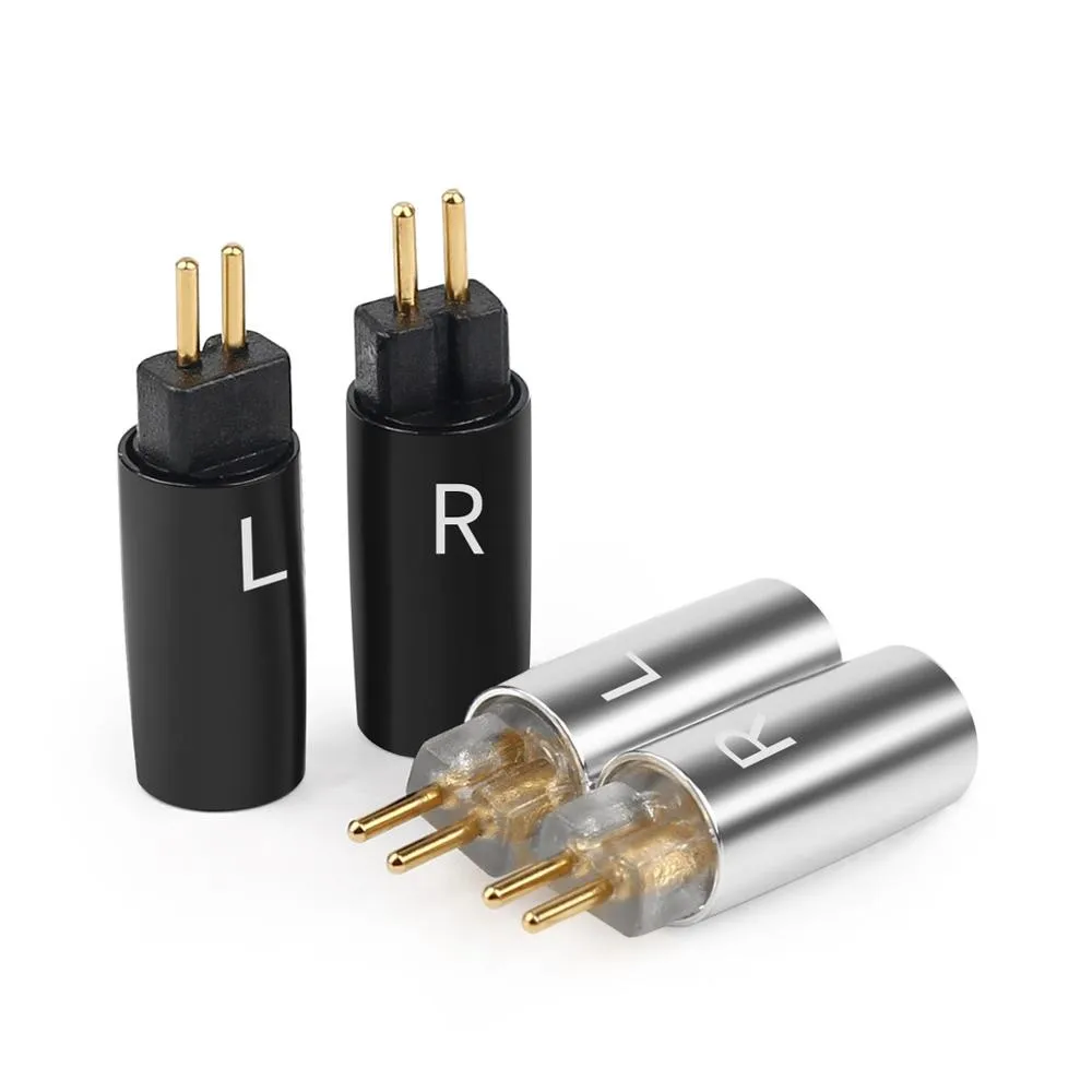 Fone de Ouvido de Áudio Banhado a Ouro Pino do Fone de Ouvido para Um3x Jack Liga Alumínio Escudo Adaptador Fio Conector 0.78mm W4r Ue18 - Image 6