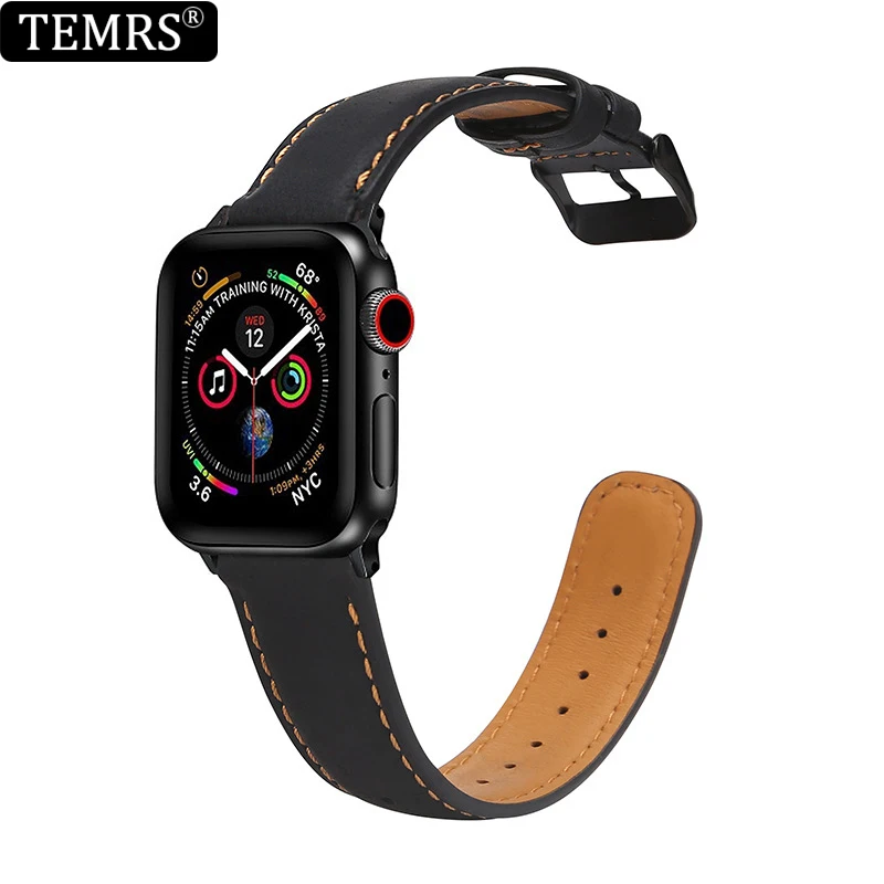 

Leather Loop for Apple Watch Strap Band 44/40/42/38 mm SE/6/5/4/3 Series Correa Apple Watch 42mm/40mm/44mm/38mm Iwatch Bracelet