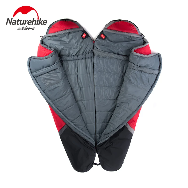 Naturehike зимние спальные мешки для отдыха на природе, походов, Мумия, 190 т, полиэстер, водонепроницаемый, НН, сверхлегкий спальный мешок