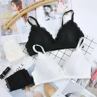 Koronkowe bezszwowe biustonosze dla kobiet biustonosze Push-Up bez drutu biustonosz A B C kubek bielizna Sexy biustonosz Bralette głębokie U Cup(3/4 szklanki) bielizna 6