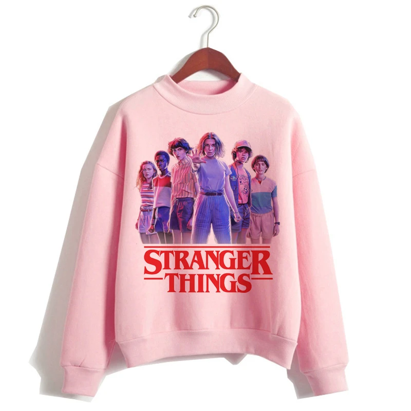 Sudadera con capucha de Stranger Things TEMPORADA 3 para mujer, de dibujos  animados, harajuku, Stranger Thing, kawaii, ulzzang|Sudaderas con capucha y  sudaderas| - AliExpress