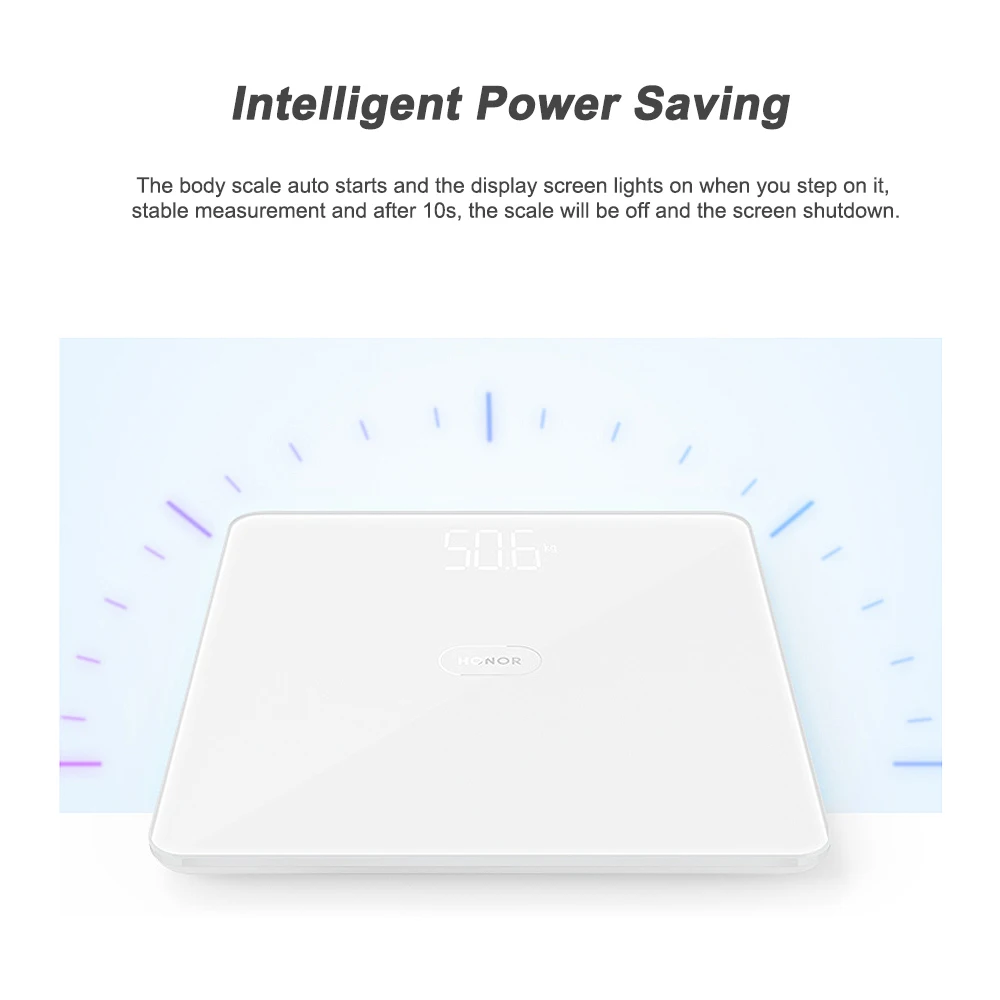 HUAWEI honor Body Scale honor напольные весы для ванной комнаты электрические цифровые весы для багажа с светодиодный дисплеем