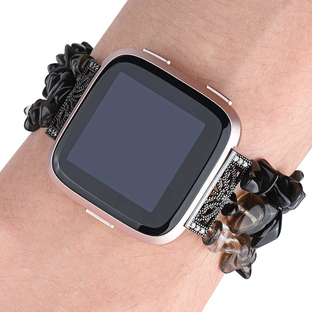Ремешок для Fitbit Versa ремешок для часов быстрая замена Кристальный металлический ремешок для часов Ремешок