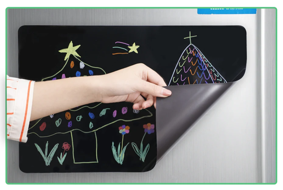 Adesivo para Menu Plano para Fazer Polegada Escritório Plano Semanal Crianças Desenho Quadro-negro a3 Calendário Magnético Quadro Geladeira Lista 11x17 3 Material escolar e de escritório