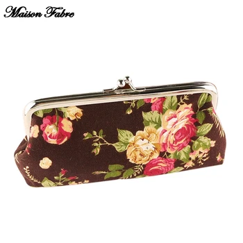 

Maison Fabre Coin Purse Wallet Coin Purse Women Lady Retro Vintage Flower Small Wallet Hasp Purse Clutch Bag