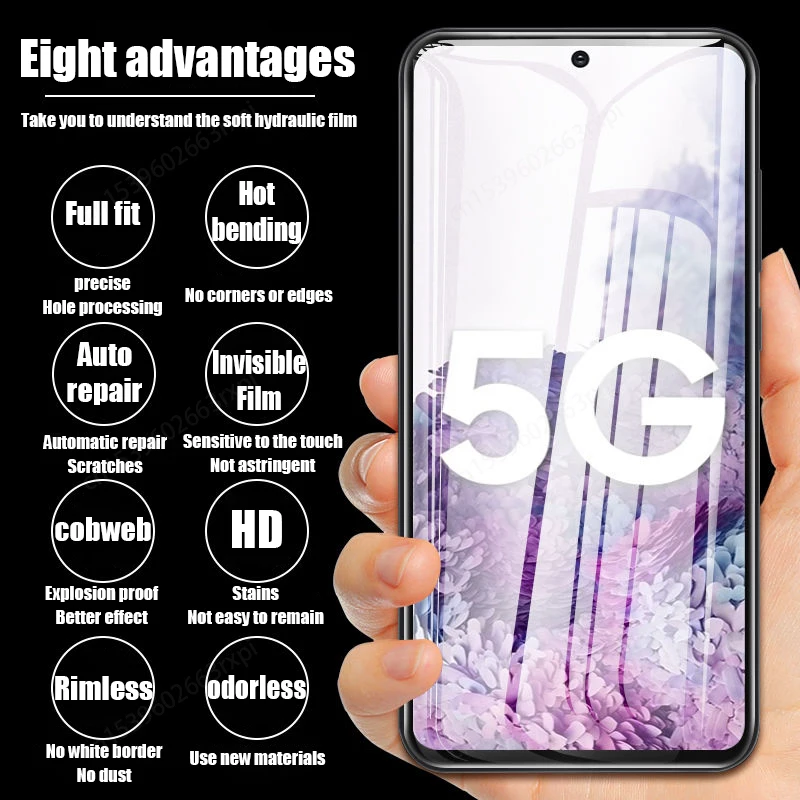 Hydrogel Film For Samsung Galaxy S21 S20 S10 S8 S9 Screen Protector Note20 Note10 Note9 Note8 S 21 20 10 9 8 Plus Ultra No Glass mobile protector