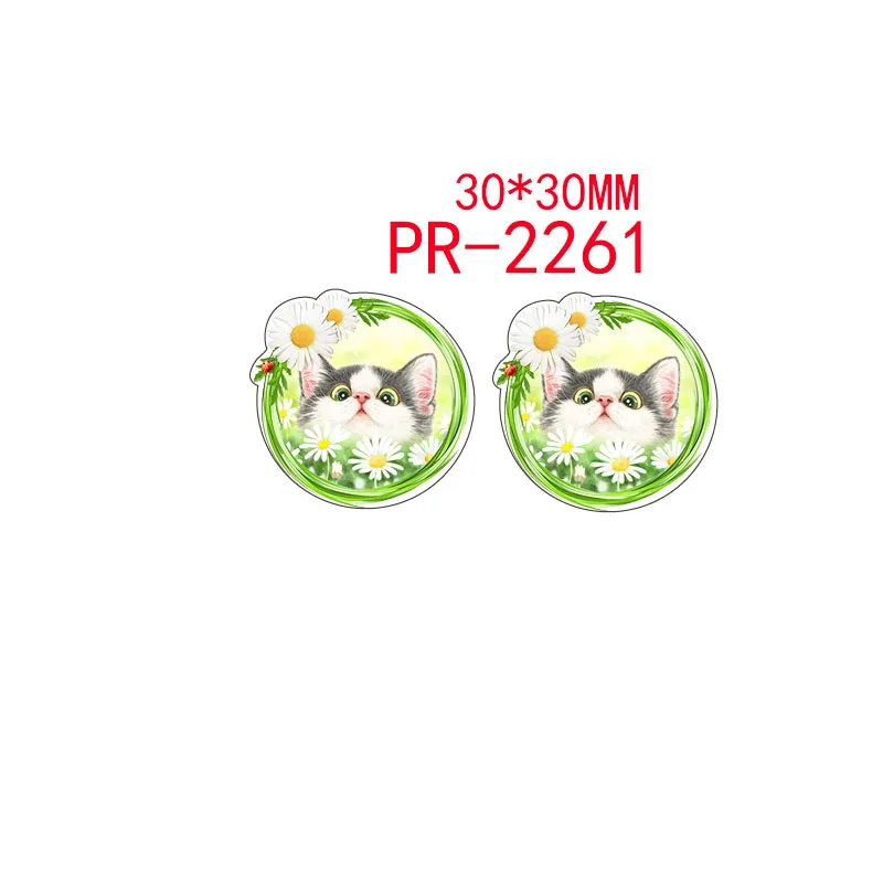 Free shipping 30 pcs cartoon character planar resin pr 2265 - Цвет: 2261
