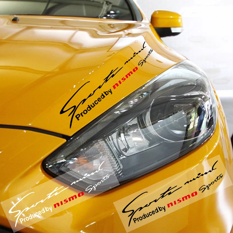 2019 Новинка NISMO Спортивная виниловая наклейка наклейки на фары Светоотражающая