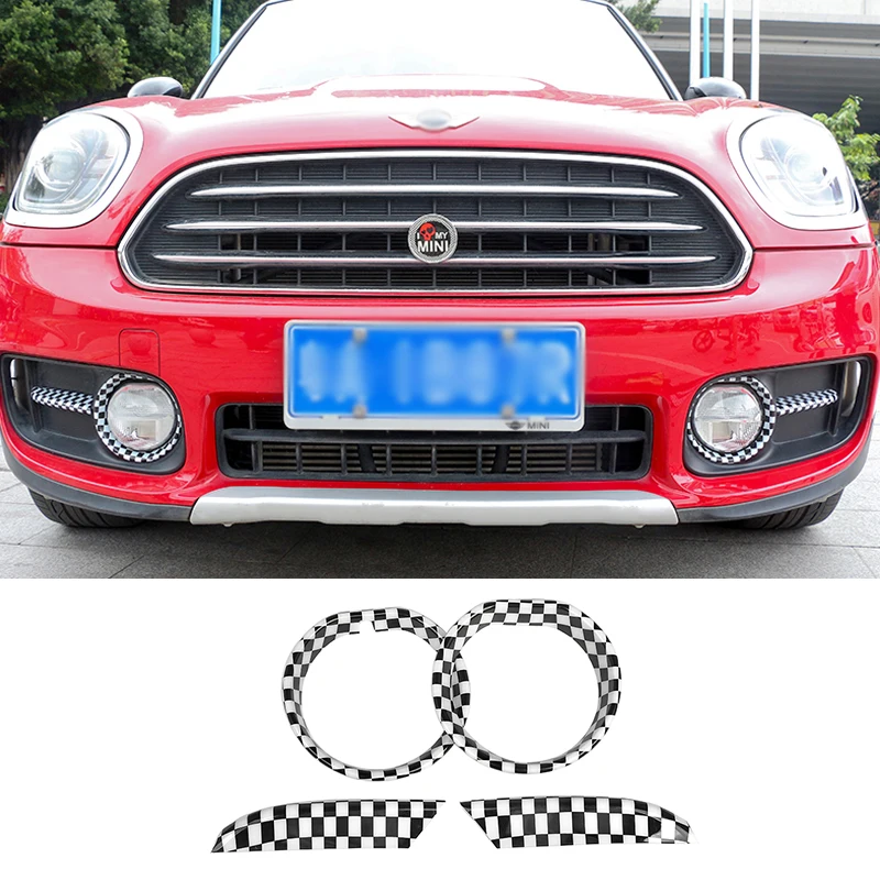 

Car Front Fog Lamp Sticker Exterior Decoration Cover For BMW MINI Cooper S F60 Countryman Car-Styling Modification Accessories