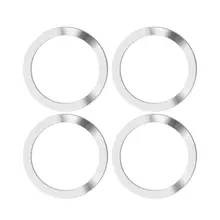 Корпус металлические кольца магнитное Беспроводное зарядное устройство автомобильное крепление Замена 4 шт. для мобильного телефона прочные детали диаметр 60 мм