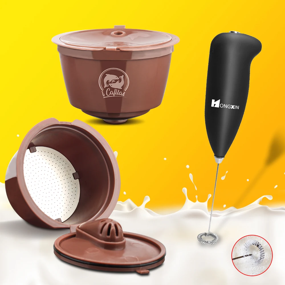 Кофейные капсулы для фильтров Dolce Gusto многоразовые чашки Crema Version кофейные