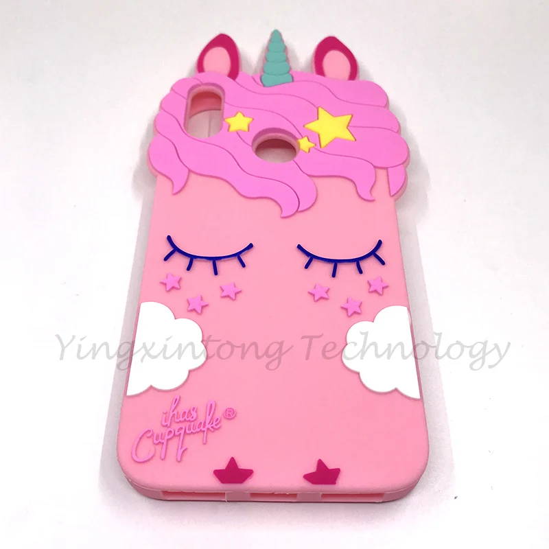 For Huawei Y7 2019 Case Soft Silicone For Huawei Y7 Prime 2019 3D Stitch Cat Cartoon Case Cover For Huawei Y 7 2019 Phone Bags