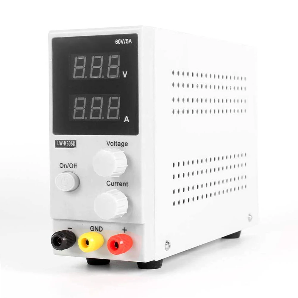 LW-K605D 60V 5A мини Регулируемый цифровые лабораторные блок питания с переключением постоянного Питание 110V 220 в США/ЕС/штепсельная вилка австралийского стандарта с Тесты линии