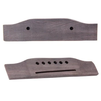 

Set Bridge Rosewood Saddle Bridge Pin Nut Pin Finishing Accessories For 6-String Acoustic Guitar
