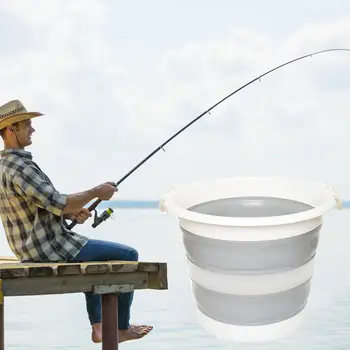 

Foldable Thick Bucket With Large Capacity Portable Premium Basket For Water Storage Home Laundry Bath