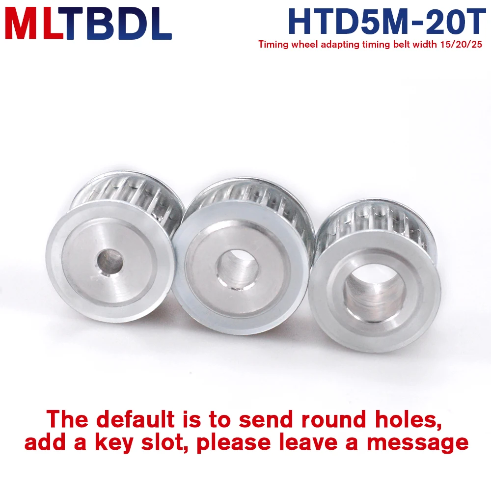 HTD 5M 20T Timing Pulley 20Teeth 5M-20T 16/21mm Width Toothed Belt Pulleys 5/6/8/10/12/14/15mm Bore Gear Pulley for CNC Machine