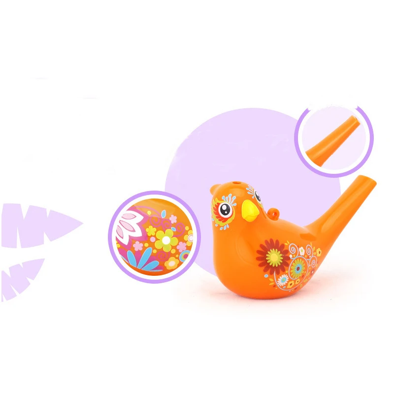Цветная игрушка для рисования, музыкальный инструмент, свисток для водяных птиц, музыкальная игрушка для детей, для раннего обучения, развивающий подарок для детей