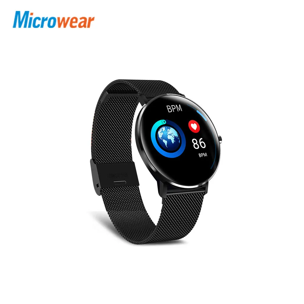 

Microwear Watch L6 Smart Watch Waterproof Ip68 Bluetooth Heart Rate Pedometer Swimming Call Reminder Full Touch Screen