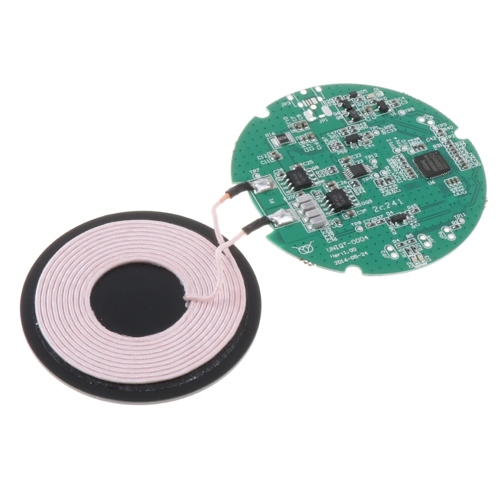 5W Wireless Charger PCBA Circuit Boards Coil Wireless Charging Pad DIY