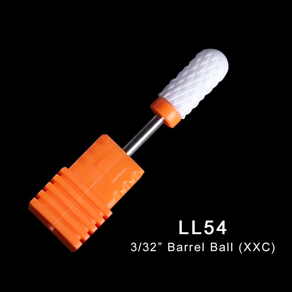 LL54 1 шт. 28 типов баррель конический керамический фреза электрическая для ухода за ногтями сверла аксессуары бурр УФ гель для удаления кутикулы - Цвет: LL54