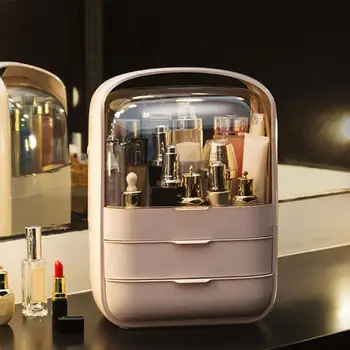 

Large Capacity Makeup Organizer Desktop Cosmetic Drawer Jewelry Storage Box Saving Home Storage Accessories Cosmetic Storage Box