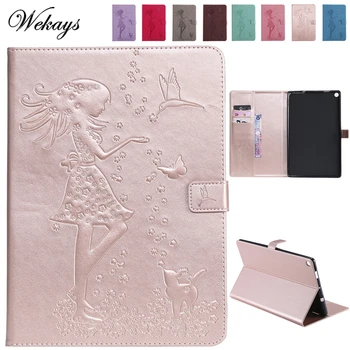 

Wekays For Amazon HD10 2017 Cartoon Cat Girl Leather Case For Coque Amazon Kindle Fire HD10 HD 10 2017 10 inch eBook Cover Cases
