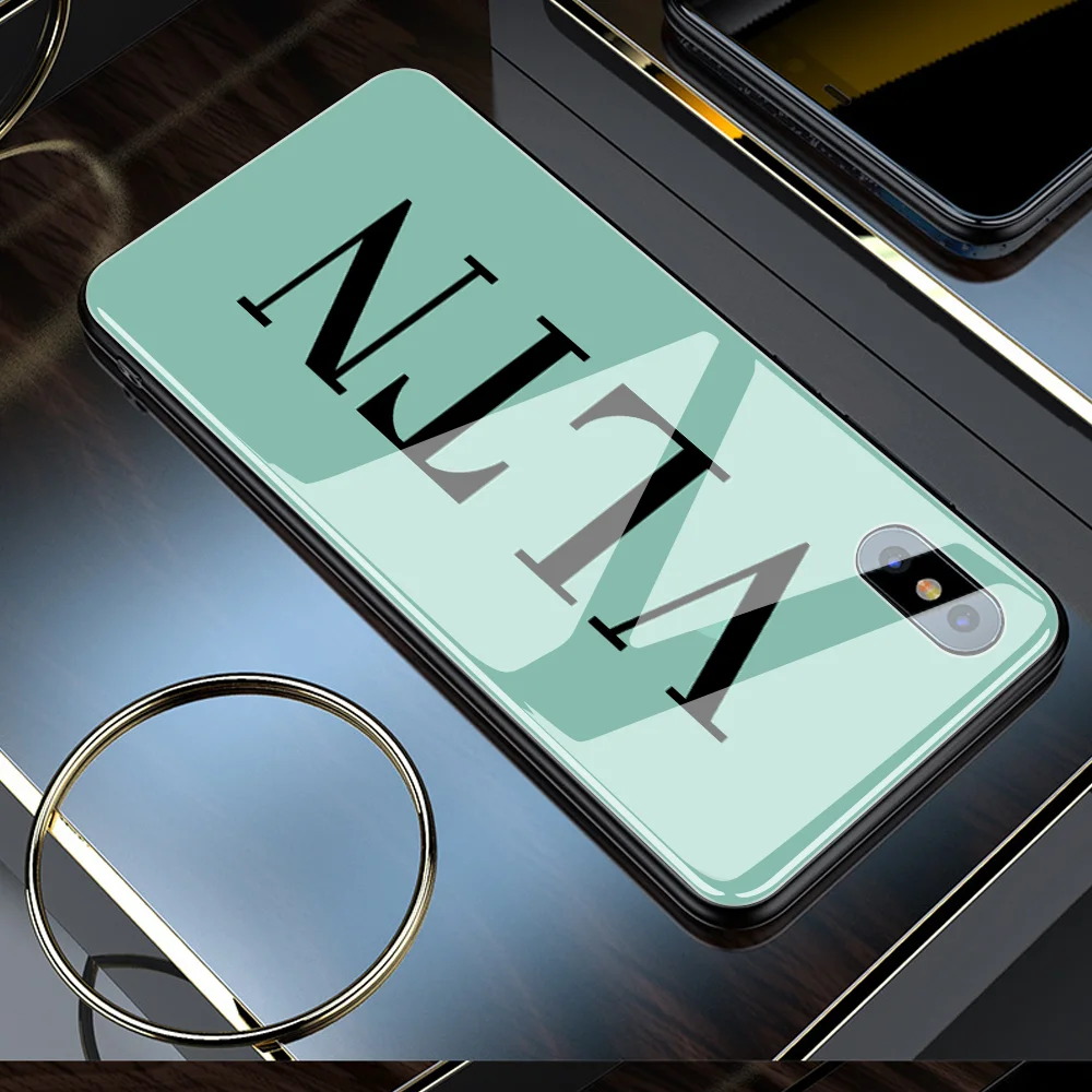 Стеклянный чехол для телефона iphone 11 Pro MAX XR X 7 Plus 6s 6 8 capa DIY ударопрочный стеклянный чехол для телефона iphone XS 5 5S SE на выбор - Цвет: 20599
