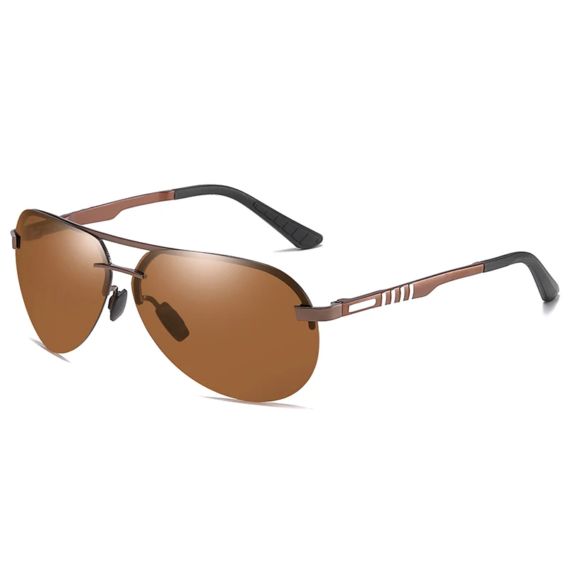 C3 Brown Pro Acme, фирменный дизайн, мужские солнцезащитные очки, поляризационные, мужские, Ретро стиль, пилот, для вождения, солнцезащитные очки для мужчин, Zonnebril gafas de sol hombre PC1304 - Цвет линз: C3 Brown