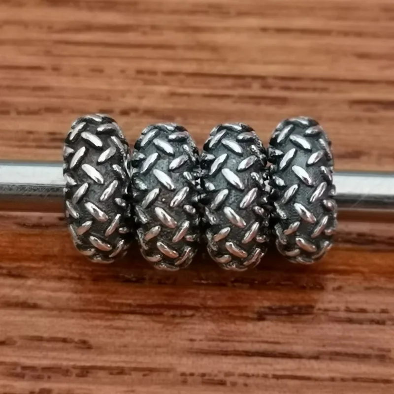 1pcsAuthentic 925 Sterling Silver European Style spacers Stopper Bead Charm Fit Troll Bracelet Jewelry | Украшения и аксессуары