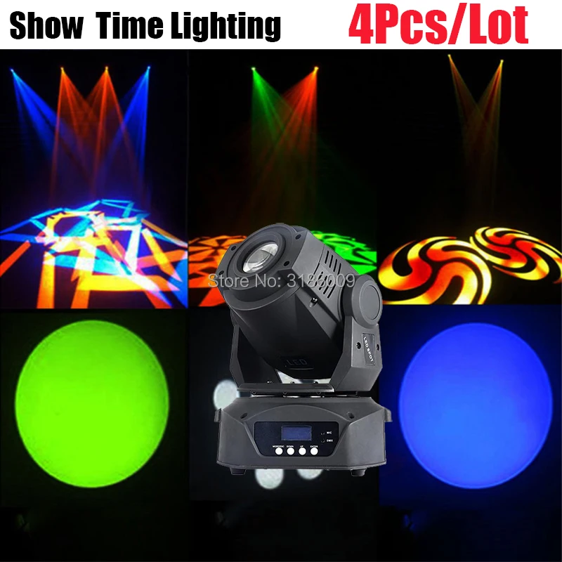 

Super Bright LED 90W Gobo LED Moving Head Light 3 Face Prism DMX Controller 16 Channel for Stage Theater Disco Nightclub Party